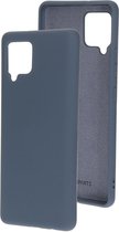 Mobiparts Siliconen Cover Case Samsung Galaxy A42 (2020) Royal Grijs hoesje