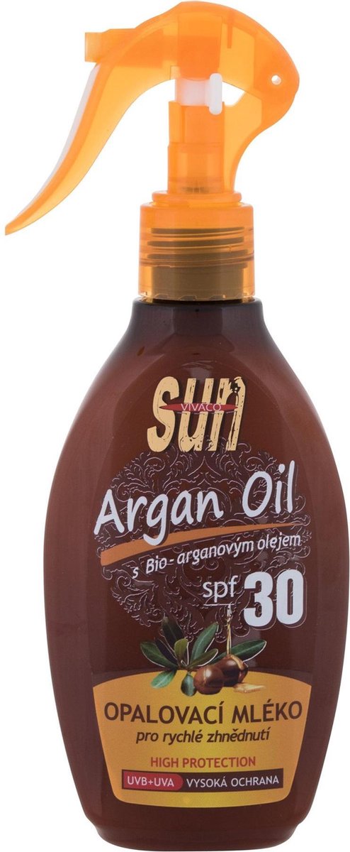 Sun Argan Oil Suntan Lotion Spf 30 - Suntan Lotion With Argan Oil 200ml