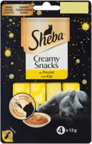 Snack Kat Sheba Creamy Snack Kip 4 X 12G