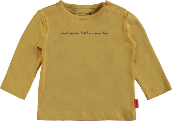 Bampidano newborn neutraal shirt Dion Yellow
