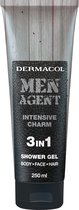 Dermacol - Shower Gel for Men 3in1 Intensive Charm Men Agent (Shower Gel) 250ml - 250ml