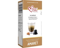 Italian Coffee Amaretto - 100x koffiecups - geschikt voor nespresso
