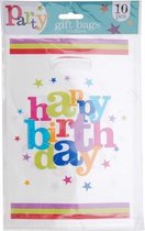 Party zakjes 16X25cm set 10 stuks