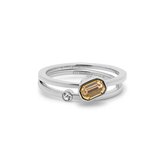 Melano Twisted Call It Even ring set - dames - zilverkleurig - maat 56