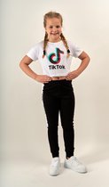 welvaart detectie Kietelen Tik Tok set - tik tok kleding - meisjes kleding - crop top - tik tok setje  - Tik Tok... | bol.com