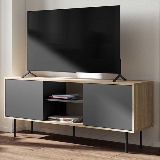 Symbiosis- TV Meubel Tv-meubel Vibe 150 - 151cm - Bruin; Zwart