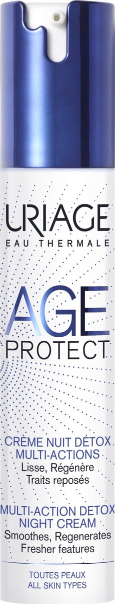 Uriage Age Protect Multi-Action Cream Detox Crème de nuit Visage All ages  40 ml | bol