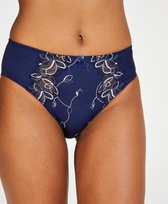 Hunkemöller Dames Lingerie Hoge slip Diva  - Blauw - maat XS