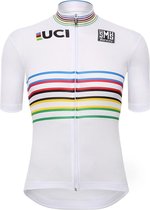 Santini UCI World Championship Master jersey / Fietsshirt korte mouwen wereldkampioen Masters-L