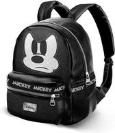 Casual Rugtas Mickey Mouse Fashion Angry Zwart (32 x 24 x 14 cm)