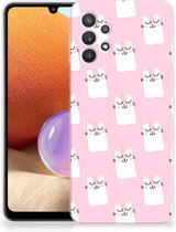 GSM Hoesje Samsung Galaxy A32 4G | A32 5G Enterprise Editie Beschermhoesje Sleeping Cats