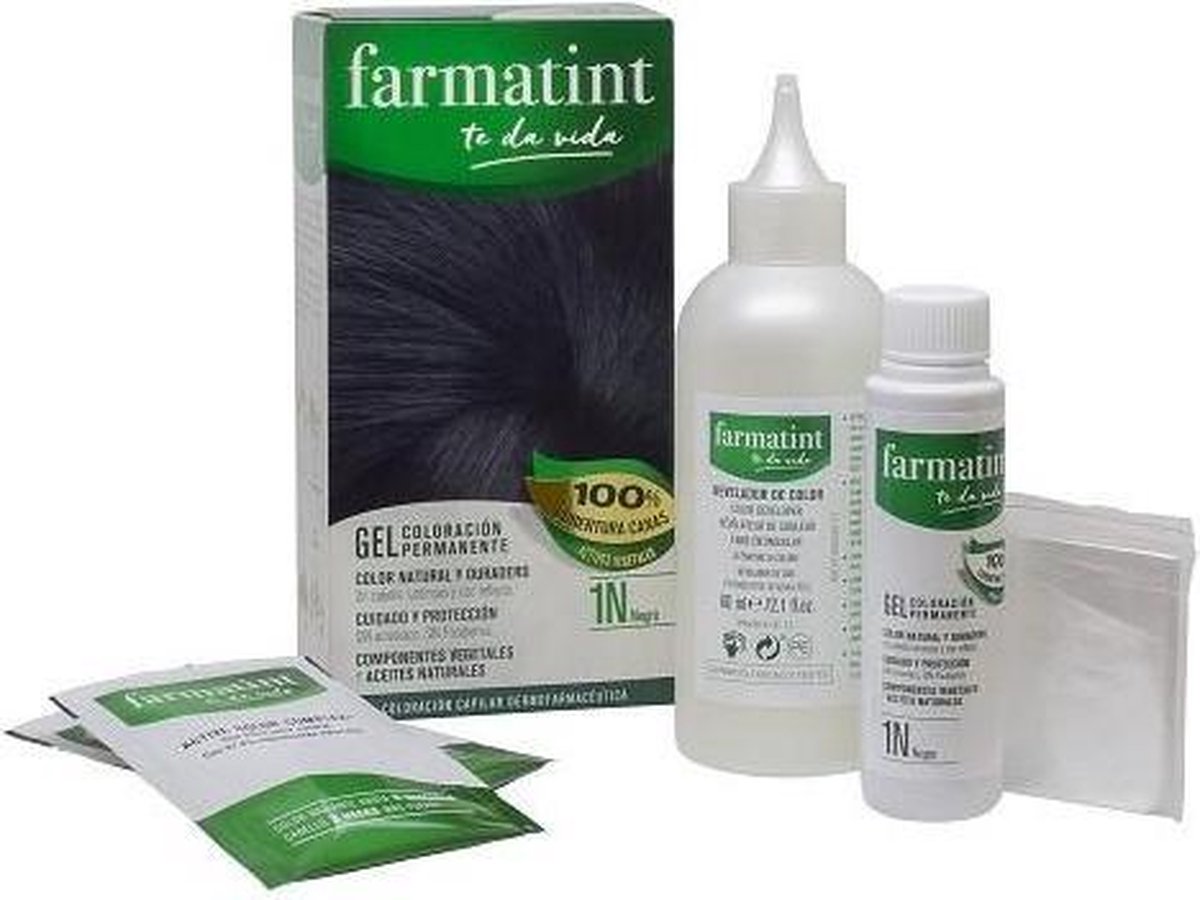 Permanent Dye Farmatint 1n-Negro Gel