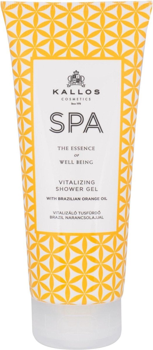 Kallos - Spa Vitalizing Shower Gel rewitalizujący SHOWER GEL Brazilian Orange Oil - 200ML