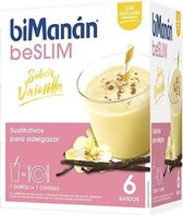 Bimanan Bimanan Beslim Batidos Vainilla 6 Unidades