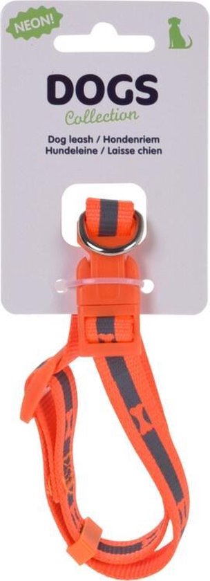 Collier Pets Collection 35-60 Cm Nylon Grijs/ Orange