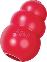 Kong classic rood - medium 5,5x5,5x9 cm - 1 stuks