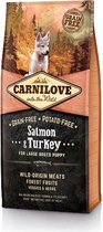Carnilove salmon / turkey puppies large breed - 1,5 kg - 1 stuks