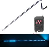 5050 20 W 48 LED RGB Autovrachtwagen Remote Kleurrijke Knight Rider LED Strobe Scanner Flitsstriplicht, DC 12V Kabellengte: 130cm (wit licht)