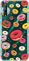 Voor Huawei Enjoy 10s Lucency Painted TPU beschermhoes (donut)