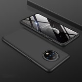 Voor OnePlus 7T GKK Three Stage Splicing Volledige dekking PC-beschermhoes (zwart)