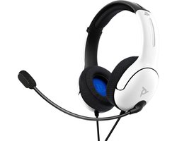 PDP Gaming LVL40 Wired Stereo Headset - White (PS5/PS4)