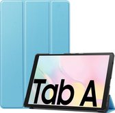 Samsung Galaxy Tab A7 (2020) Hoes - Mobigear - Tri-Fold Serie - Kunstlederen Bookcase - Blauw - Hoes Geschikt Voor Samsung Galaxy Tab A7 (2020)