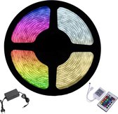 LED Strip Set RGB - 5 Meter - Waterdicht IP65 - Afstandsbediening - 12V