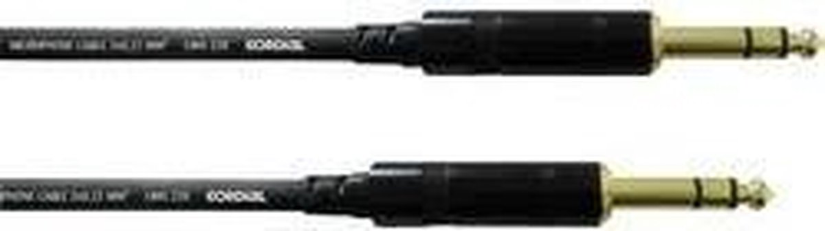 Cordial CFM3VV Instrumenten Kabel [1x Jackplug male 63 mm - 1x Jackplug male 63 mm] 3.00 m Zwart