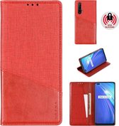 Voor OPPO Realme X50 MUXMA MX109 horizontale flip lederen tas met houder en kaartsleuf en portemonnee (rood)