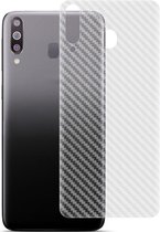 Voor Galaxy M30 IMAK Carbon Fiber Pattern PVC Back Protective Film