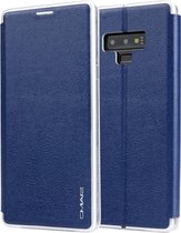 Voor Galaxy Note 9 CMai2 Linglong-serie PC + PU horizontale flip lederen tas met houder en kaartsleuf (koningsblauw)