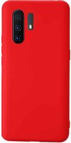 Voor Vivo X30 Shockproof Frosted TPU beschermhoes (rood)