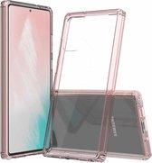 Voor Samsung Galaxy Note 20 schokbestendig, krasbestendig TPU + acryl beschermhoes (roze)