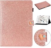 Voor Samsung Galaxy Tab A 8.0 2019 Love Buckle Glitter Horizontale Flip Leather Case met houder & kaartsleuven (Rose Gold)