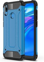 Magic Armor TPU + PC Combination Case voor Huawei Y7 (2019) (Blauw)