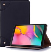 Retro Book Style Horizontale Flip Leather Case voor Galaxy Tab A 8 (2019) P200 / P205, met houder & kaartsleuven & portemonnee (zwart)