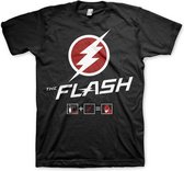 DC Comics The Flash Heren Tshirt -L- Riddle Zwart