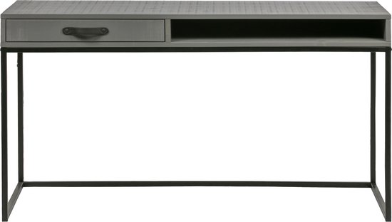 WOOOD Morris Bureau - Grenen - Leem - 75x130x58