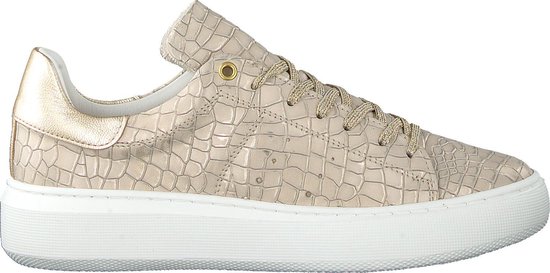 Omoda Ingeborg Lage sneakers - Leren Sneaker - Dames - Beige - Maat 41 |  bol.com