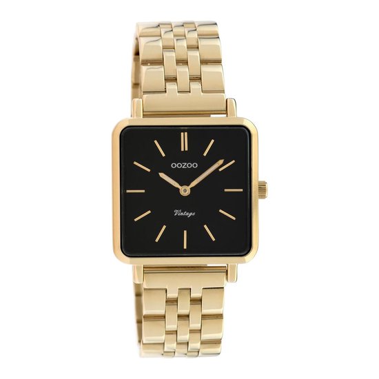 OOZOO Vintage series - goudkleurige horloge met goudkleurige roestvrijstalen armband - C9957 - Ø29