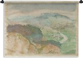 Tapisserie Edgar Degas - Paysage - Peinture d' Edgar Degas Tapisserie coton 60x45 cm - Tapisserie avec photo
