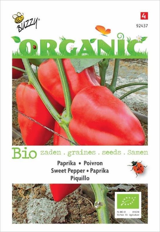 Buzzy® Organic - Paprika Piquillo rood (BIO)
