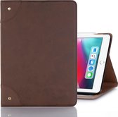Retro Book Style Horizontale Flip PU Leather Case voor iPad Pro 12,9 inch (2018), met houder & kaartsleuven en portemonnee (koffie)