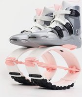 Springschoenen Bounce Shoes Indoor Sports Rebound Shoes, maat: 39/41 (roze wit)