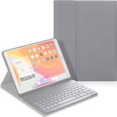 Voor iPad Pro 11 (2020) Elektrisch geperste horizontale flip lederen tas met pennenhouder en houder zonder toetsenbord (grijs)