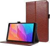 Voor Huawei MatePad T8 Crazy Horse Texture Horizontale Flip Leather Case met 2-vouwbare houder en kaartsleuf (bruin)