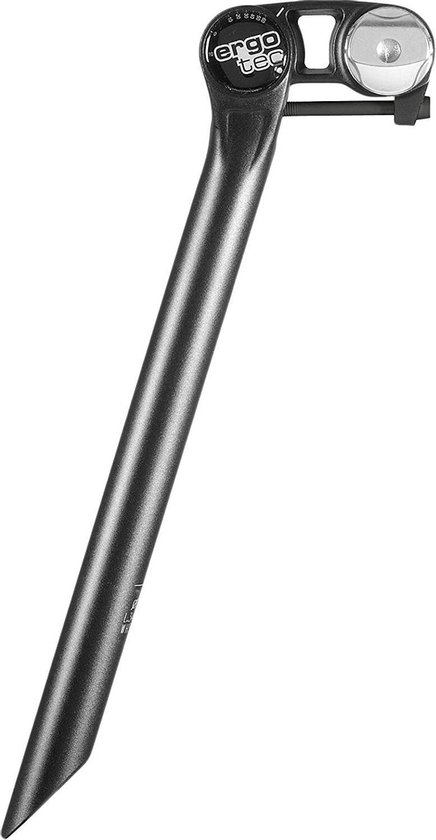 Zadelpen Ergotec Futura verstelbaar ø27.2mm / 340-400 mm - zwart