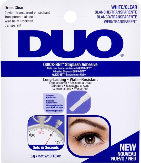 Foto: Duo quick set lash adhesive brush on wimperlijm clear