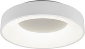 LED Plafondlamp - Plafondverlichting - Torna Gurano - 27W - Natuurlijk Wit 4000K - Rond - Mat Wit - Aluminium