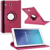 Samsung Galaxy Tab E 9,6 inch Tab E T560 / T561 - Multi Stand Case - 360 Draaibaar Tablet hoesje - Tablethoes - Roze